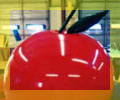 apple helium balloon